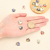 Alloy Rhinestone Pendants ENAM-PH0001-41G-RS-3