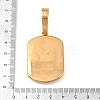 304 Stainless Steel with Rhinestone Pendants STAS-Z171-25G-02-3
