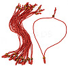 Adjustable Waxed Polyester Cord Necklace Making NJEW-TAC0029-2