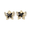 Alloy Rhinestone Pendants FIND-C074-23KCG-2