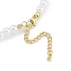 6mm Round ABS Imitation Pearl Beaded Necklaces NJEW-P317-12A-G-3