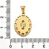Golden 304 Stainless Steel Pendants STAS-K300-02G-N-3