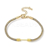 Braided Nylon Cord Bracelet Making MAK-L043-01G-05-1