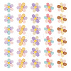 50Pcs 5 Colors Opaque Resin Cabochons RESI-TA0004-93-2