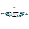 5Pcs 5 Styles Adjustable Braided Nylon Cord Anklets AJEW-SZ0001-63-2