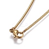 Adjustable 304 Stainless Steel Slider Necklaces NJEW-L156-004G-2