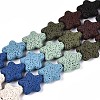 Natural Lava Rock Beads Strands G-N257-23A-01-4