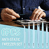 201 Stainless Steel Beading Tweezers Sets TOOL-TA0001-15C-6