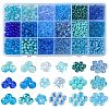 AB Color Plated Glass Bugle Beads SEED-FS0001-22-1