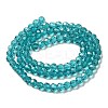 Transparent Glass Beads EGLA-A035-T4mm-D12-3