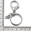 Alloy & Iron Keychain Clasps FIND-Q003-02P-3
