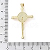 Brass Micro Pave Clear Cubic Zirconia Pendants KK-Q813-16H-G-3