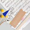 CRASPIRE DIY Rectangle Bookmark Making Kits DIY-CP0006-84D-4