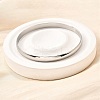 304 Stainless Steel Plain Bangles for Women LS-BJEW-V004-02B-P-2