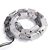 Natural Black Rutilated Quartz Beads Strands G-S269-07-2