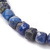 Natural Lapis Lazuli Beaded Stretch Bracelets for Women BJEW-JB13335-03-3