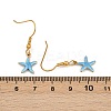 Ocean Series 304 Stainless Steel Enamel Dangle Earrings LS-EJEW-K017-01C-G-5