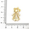 Brass Micro Pave Cubic Zirconia Pendants KK-D317-104G-3