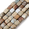 Natural Shoushan Stone Beads Strands G-D098-D05-2