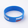 Silicone Wristbands Bracelets LS-BJEW-K168-01K-1