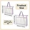 6Pcs 6 Styles Rectangle PVC File Pockets ABAG-GO0001-04-2