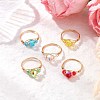 Glass Finger Rings RJEW-JR00925-01-1