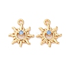 Brass Micro Pave Cubic Zirconia Pendants KK-Z112-02G-1
