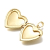 Valentine's Day Brass Heart Locket Pendants KK-D431-035A-G-2