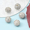 Alloy Rhinestone Beads X-RB-A034-10mm-A01S-3