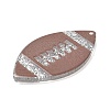 Transparent Resin Pendants LS-RESI-M037-02B-2