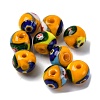 Handmade Millefiori Lampwork Beads LAMP-R003-02A-09-1