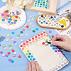 240Pcs 12 Colors Opaque Acrylic Cabochons DIY-OC0011-65-3