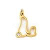 304 Stainless Steel Pendants LS-STAS-R137-01G-L-1