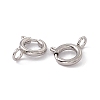 Non-Tarnish 201 Stainless Steel Spring Ring Clasps STAS-J401-LD022-8-2