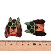 Christmas Theme Printing Acrylic Pendants BACR-N002-01J-3