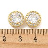 Brass Pave Cubic Zirconia Multi-Strand Links KK-B096-19G-03-3
