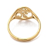 Ion Plating(IP) 304 Stainless Steel Yoga Adjustable Ring for Women RJEW-M149-24G-2