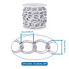 2m 3 Colors Aluminium Twisted Chains Curb Chains CHA-YS0001-01-6