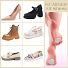 Front Foot Pad Thickened Felt Half Size Heel Pad AJEW-WH0818-010B-5