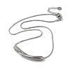 304 Stainless Steel Snake Chain Necklaces NJEW-I126-01P-2