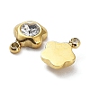 Ion Plating(IP) 304 Stainless Steel Charms STAS-Q254-31G-2
