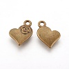 Tibetan Style Alloy Charms Pendants X-TIBEP-A124433-AB-FF-2