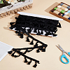5M Cotton Fringe Lace Trim Ribbon OCOR-LP0002-25-1