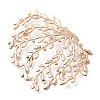 Brass Branch Shape Blank Prong Bead Settings KK-D017-01KCG-2