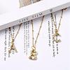 26Pcs A~Z Alphabet Necklaces Making Kits DIY-YW0002-29G-4