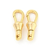 Brass Swivel Lobster Claw Clasps KK-K382-06G-1