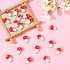20Pcs Handmade Lampwork Pendants PALLOY-YW00077-2