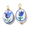 Handmade Porcelain Pendants PR-CBA8966-08G-1