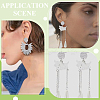 80Pcs 304 Stainless Steel Stud Earring Findings STAS-ME0001-44-5