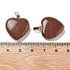Synthetic Goldstone Pendants G-G956-B15-G-3